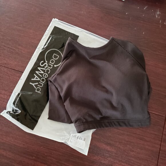 Black long sleeve crop top XS dance and sway - Picture 8 of 8